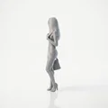 Mô hình 3D in được: Tượng nữ doanh nhân thanh lịch - Thumbnail 4