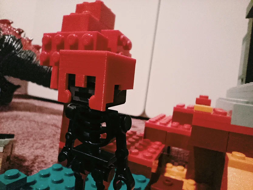 Mũ giáp Minecraft tương thích Lego in 3D dễ dàng - Image 2
