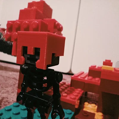 Mũ giáp Minecraft tương thích Lego in 3D dễ dàng
