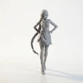 Mô hình tượng nữ nhân vật tóc tết - File STL in 3D - Thumbnail 1
