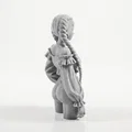 Mô hình tượng bán thân quý cô thắt bím (Braided Lady Bust) in 3D - Thumbnail 3