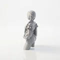 Mô hình tượng bán thân quý cô thắt bím (Braided Lady Bust) in 3D - Thumbnail 4