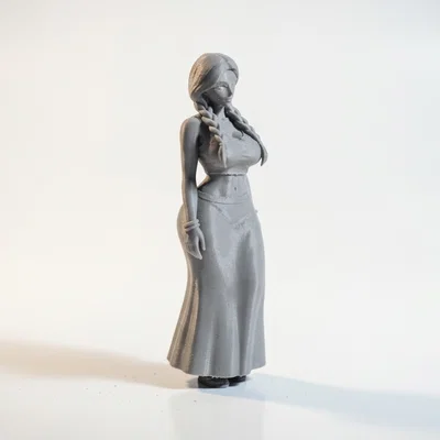 Tượng Phụ Nữ Thanh Lịch - Mẫu In 3D Độc Đáo