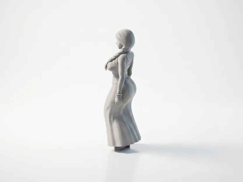 Tượng Phụ Nữ Thanh Lịch - Mẫu In 3D Độc Đáo - Image 4