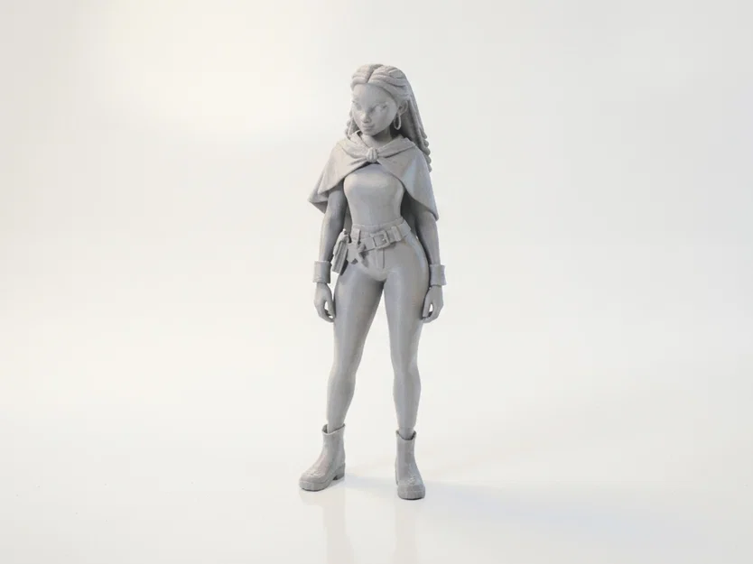 Mô hình tượng nữ tết tóc khoác áo choàng in 3D - Image 1