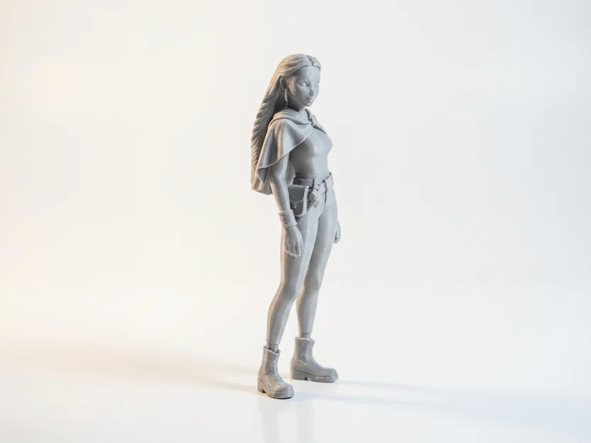 Mô hình tượng nữ tết tóc khoác áo choàng in 3D - Image 2