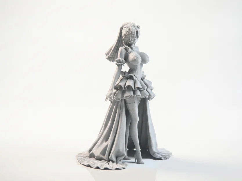 Mô hình cô dâu 3D in ấn chi tiết cho ngày cưới - Image 2