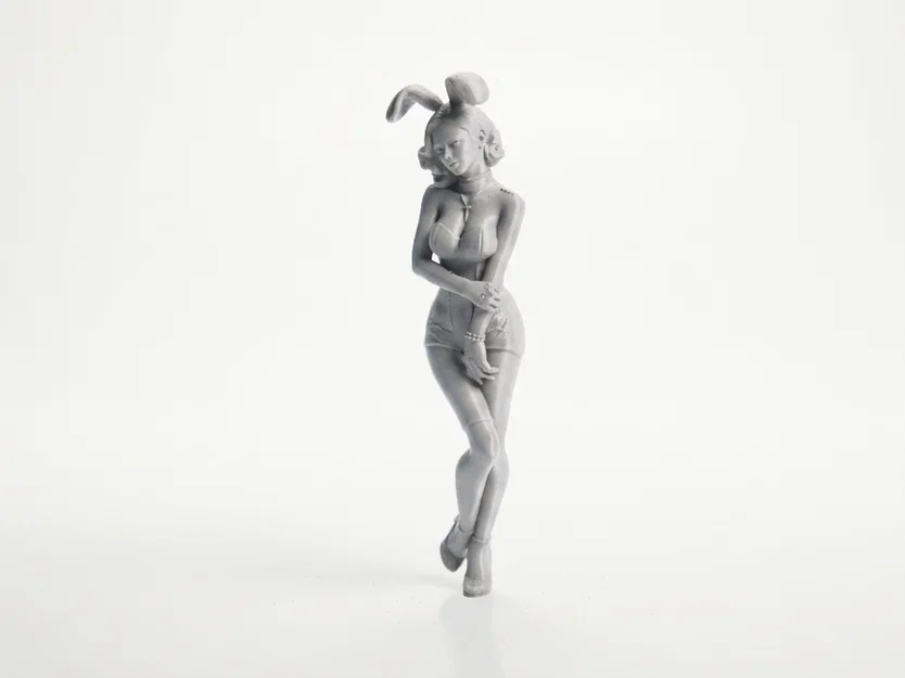 Mô hình tượng cô gái tai thỏ (Bunny Ears Lady) dùng để in 3D - Image 1