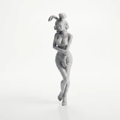 Mô hình tượng cô gái tai thỏ (Bunny Ears Lady) dùng để in 3D