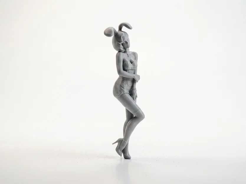 Mô hình tượng cô gái tai thỏ (Bunny Ears Lady) dùng để in 3D - Image 2