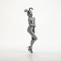 Mô hình tượng cô gái tai thỏ (Bunny Ears Lady) dùng để in 3D - Thumbnail 2