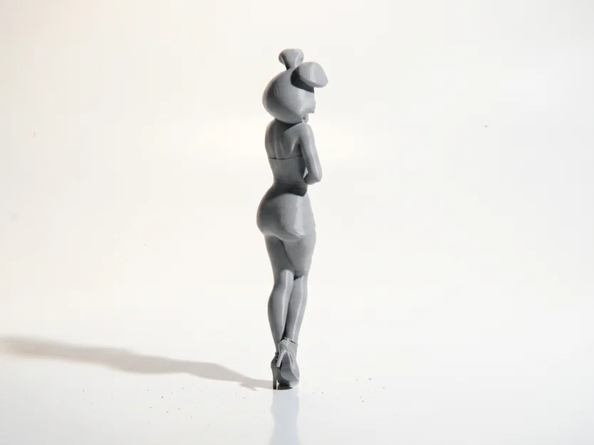 Mô hình tượng cô gái tai thỏ (Bunny Ears Lady) dùng để in 3D - Image 3