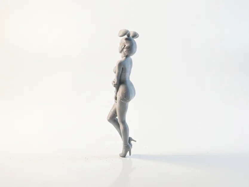 Mô hình tượng cô gái tai thỏ (Bunny Ears Lady) dùng để in 3D - Image 4