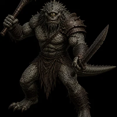 Mô hình 3D FIMIR Warriors - Chiến binh quái vật cho bàn chơi DnD