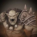 Bloodbound Realms – Orc – Skullmaw Troll (Mô hình STL Dark Fantasy in 3D) - Thumbnail 4