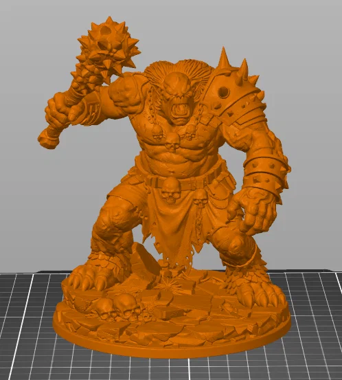 Bloodbound Realms – Orc – Skullmaw Troll (Mô hình STL Dark Fantasy in 3D) - Image 5
