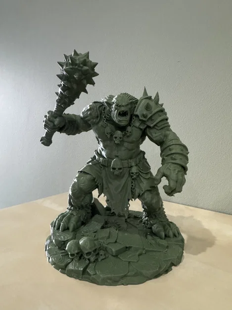 Bloodbound Realms – Orc – Skullmaw Troll (Mô hình STL Dark Fantasy in 3D) - Image 7