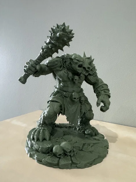 Bloodbound Realms – Orc – Skullmaw Troll (Mô hình STL Dark Fantasy in 3D) - Image 8
