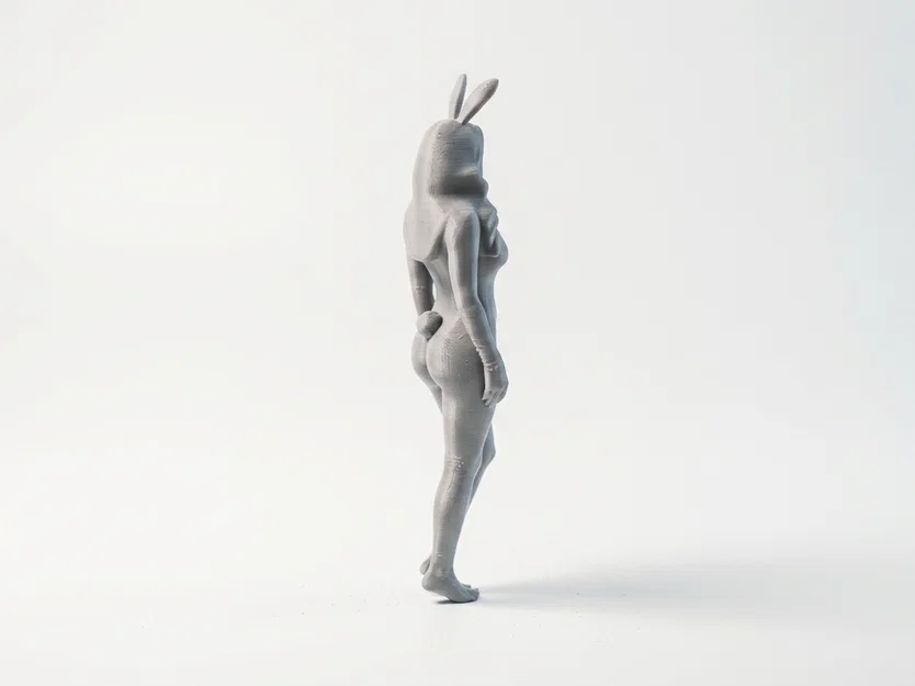 Mô hình tượng cô gái Bunny Outfit - File in 3D nghệ thuật - Image 3