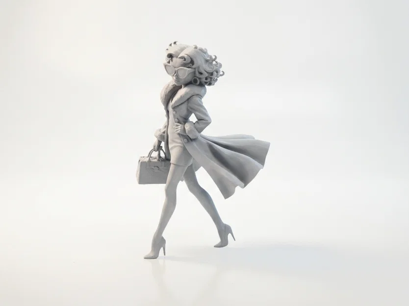 Mô hình nữ doanh nhân hiện đại (Business Lady Figurine) - File in 3D - Image 1