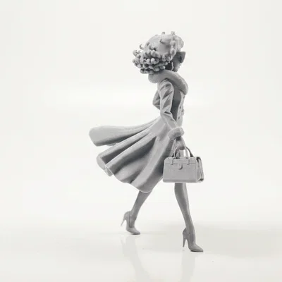 Mô hình nữ doanh nhân hiện đại (Business Lady Figurine) - File in 3D