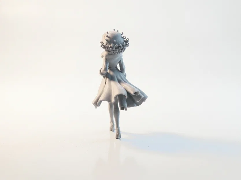 Mô hình nữ doanh nhân hiện đại (Business Lady Figurine) - File in 3D - Image 4