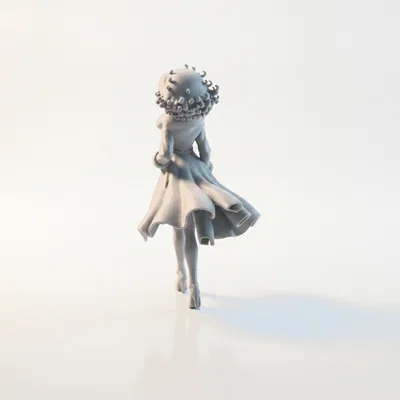 Mô hình nữ doanh nhân hiện đại (Business Lady Figurine) - File in 3D