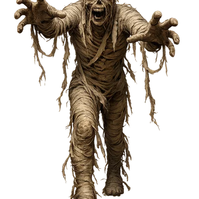 Mô hình xác ướp Mummies in 3D cho game nhập vai DnD