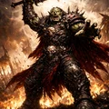 Mô hình Orc Warlord 3D: Chiến binh hung mãnh cho game DnD - Thumbnail 2