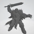 Mô hình Orc Warlord 3D: Chiến binh hung mãnh cho game DnD - Thumbnail 3