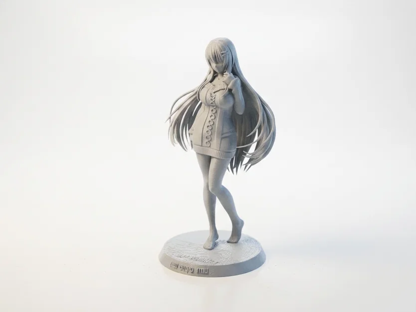 Mô hình 3D nhân vật nữ Anime dùng để in ấn - Image 1
