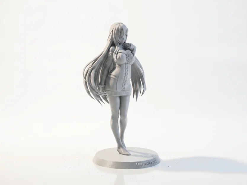Mô hình 3D nhân vật nữ Anime dùng để in ấn - Image 2