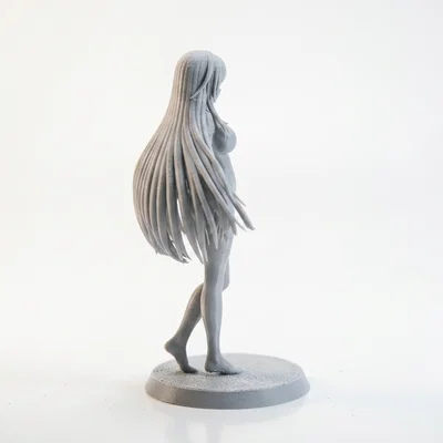 Mô hình 3D nhân vật nữ Anime dùng để in ấn