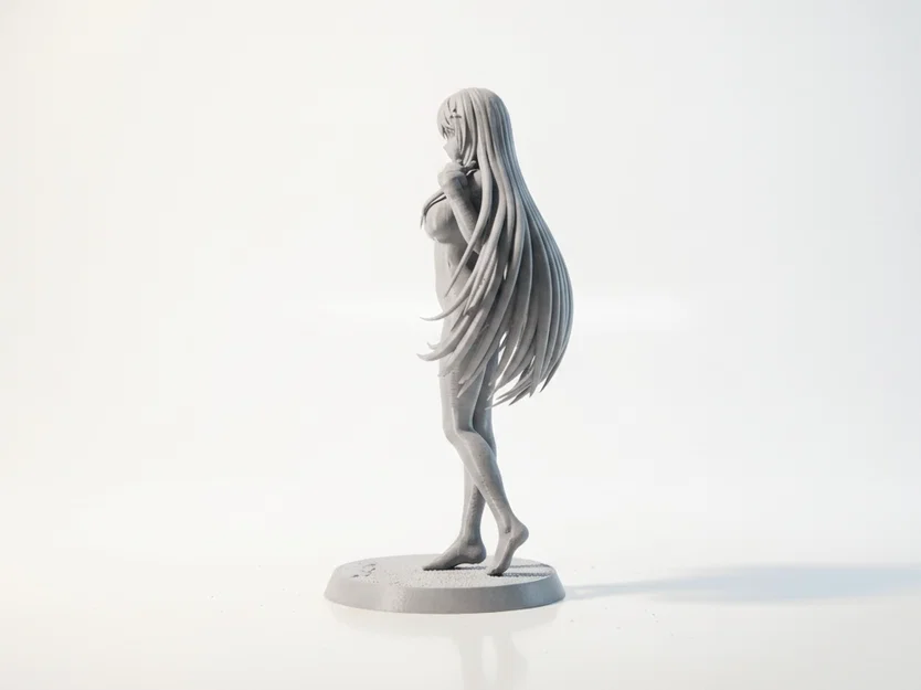 Mô hình 3D nhân vật nữ Anime dùng để in ấn - Image 4