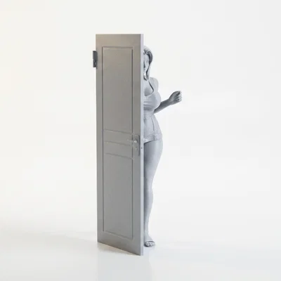 Tượng Nữ Thanh Lịch 3D Có Thể In Được - Mẫu Sưu Tầm