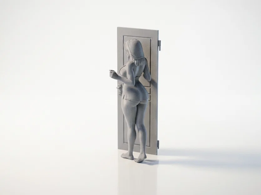 Tượng Nữ Thanh Lịch 3D Có Thể In Được - Mẫu Sưu Tầm - Image 4