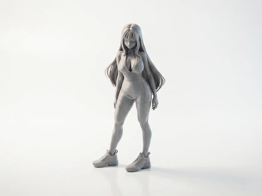 Mô Hình Nhân Vật Nữ Anime - File In 3D Độc Đáo - Image 1