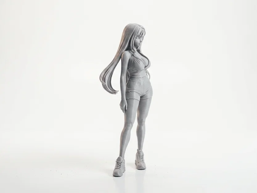Mô Hình Nhân Vật Nữ Anime - File In 3D Độc Đáo - Image 2