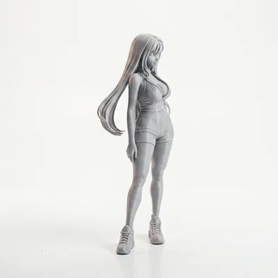 Mô Hình Nhân Vật Nữ Anime - File In 3D Độc Đáo