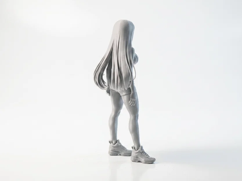 Mô Hình Nhân Vật Nữ Anime - File In 3D Độc Đáo - Image 3