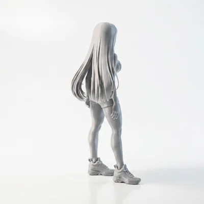 Mô Hình Nhân Vật Nữ Anime - File In 3D Độc Đáo