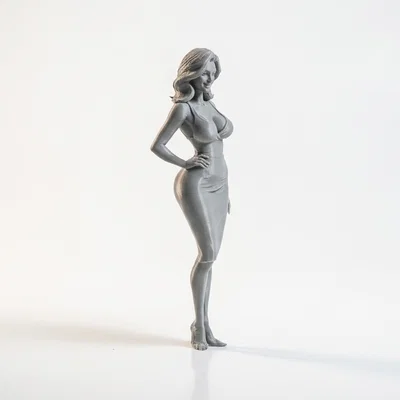 Mô hình tượng người phụ nữ thanh lịch - Tượng trang trí in 3D