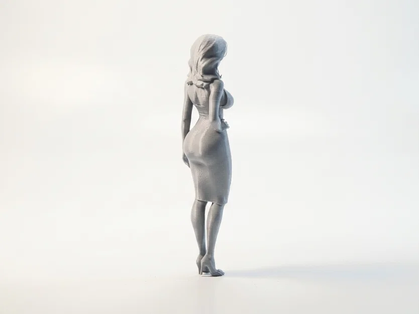 Mô hình tượng người phụ nữ thanh lịch - Tượng trang trí in 3D - Image 3