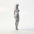 Mô hình tượng người phụ nữ thanh lịch - Tượng trang trí in 3D - Thumbnail 3