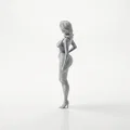 Mô hình tượng người phụ nữ thanh lịch - Tượng trang trí in 3D - Thumbnail 4