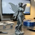 Mô hình tượng tiên nữ 3D tinh xảo để trang trí (Fairy Statue) - Thumbnail 1