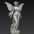 Mô hình tượng tiên nữ 3D tinh xảo để trang trí (Fairy Statue) - Thumbnail 2