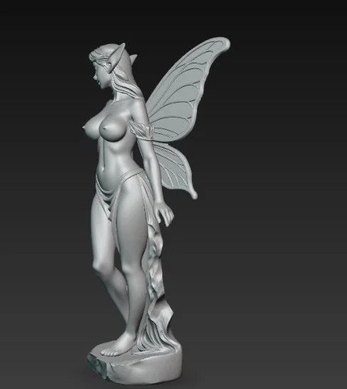Mô hình tượng tiên nữ 3D tinh xảo để trang trí (Fairy Statue) - Image 4