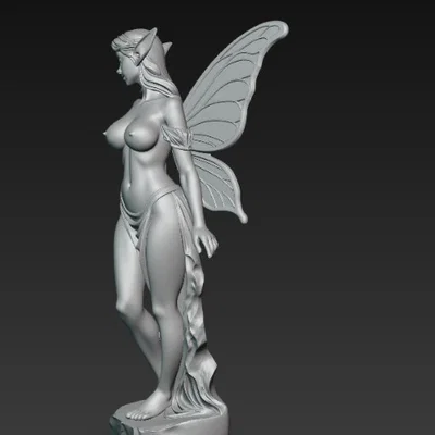 Mô hình tượng tiên nữ 3D tinh xảo để trang trí (Fairy Statue)