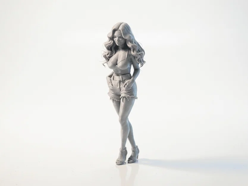 Mô hình tượng nữ sang trọng in 3D Stylish Woman Figurine - Image 1